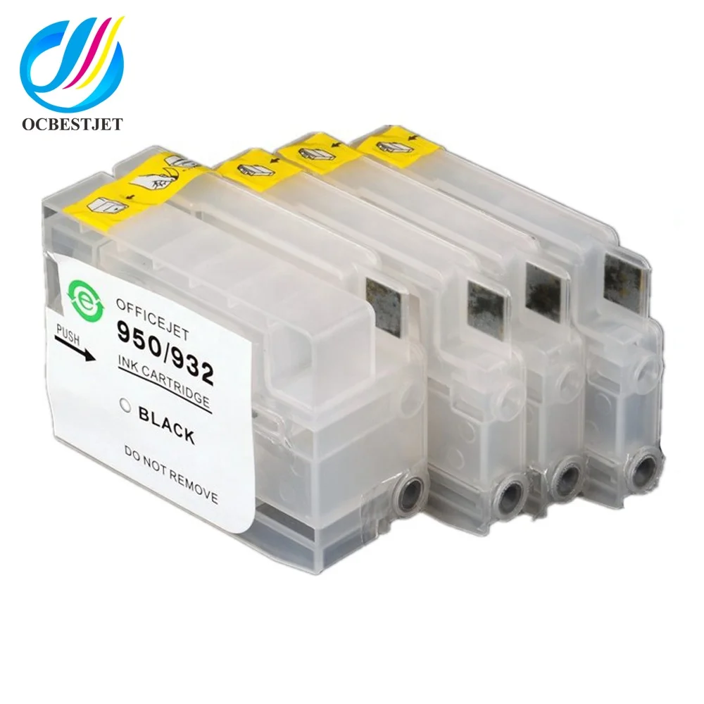 Ocbestjet 932XL/933XL Refillable Ink 933 Cartridges For HP933 /932 For HP Officejet 7110 7610 6100 6600 6700 With ARC Chips