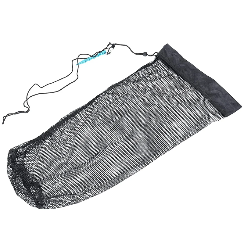 Fishing bag nylon net fishing cage fishes keep storage crabs shrimps basket mesh fins snorkel gear net fish collection bag