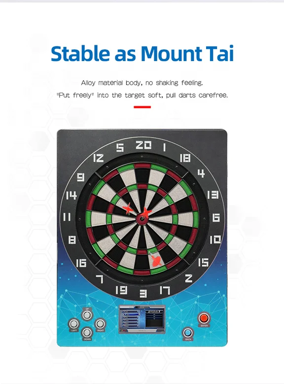 indoor sport electronic party games dart machine with darts flights