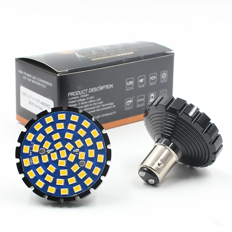 1156 P21W BA15S 7506 Светодиодная лампа обратного тормоза для Harley canbus мотоциклетная вспышка стробоскоп сигнал поворота Красный Янтарный Белый