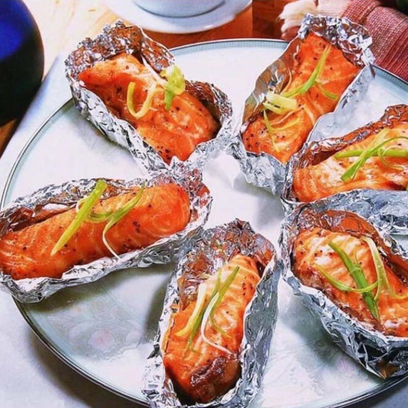 BGI China factory OEM aluminum foil pop-up sheets for food packing and household using 15 meters