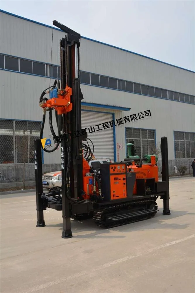 WKFD-200 crawler mounted 200 meters deep hydraulic water well drilling machine for sale