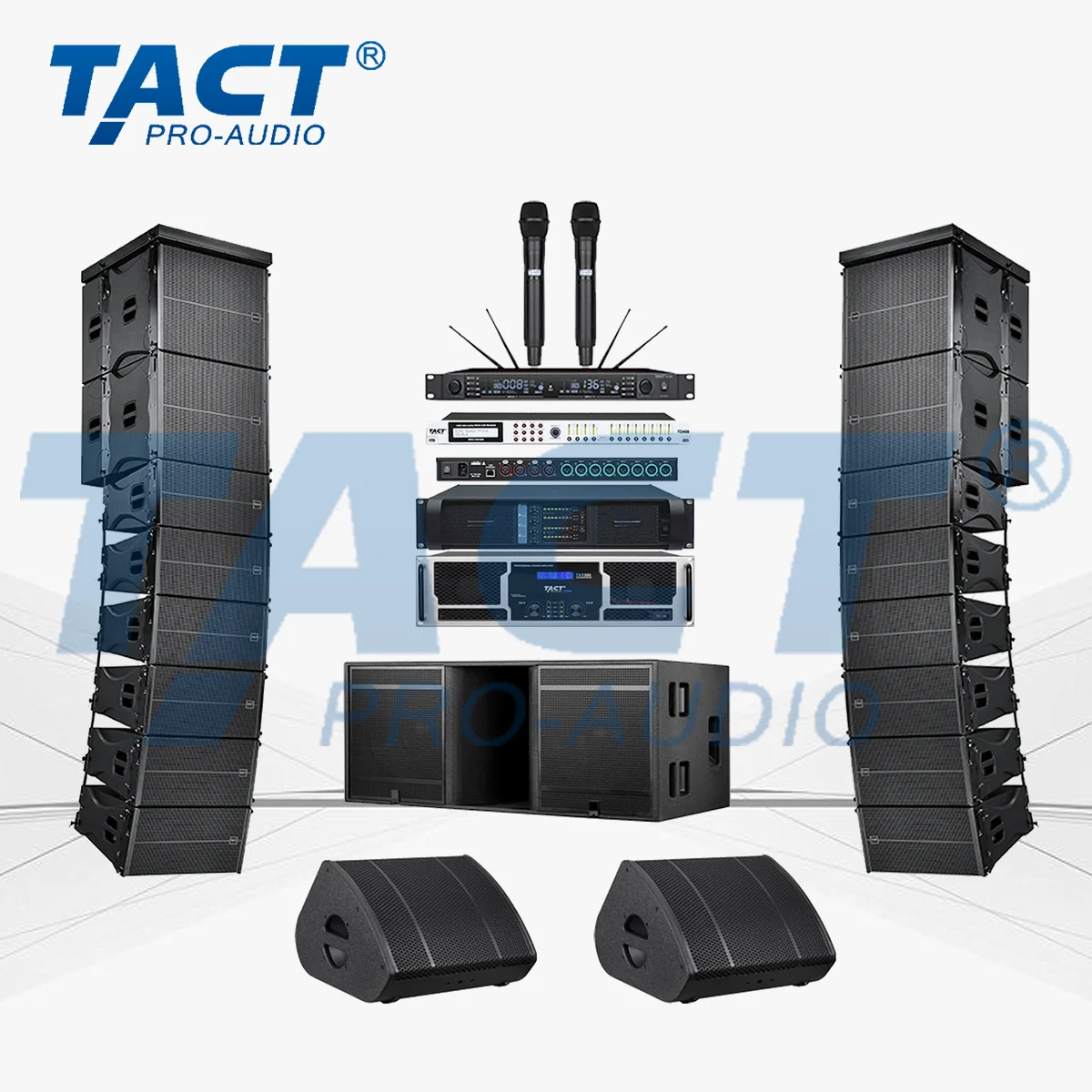 High Quality Double Outdoor Line Array Birch Plywood Wedding Disco Equipment PA Line Array Speaker