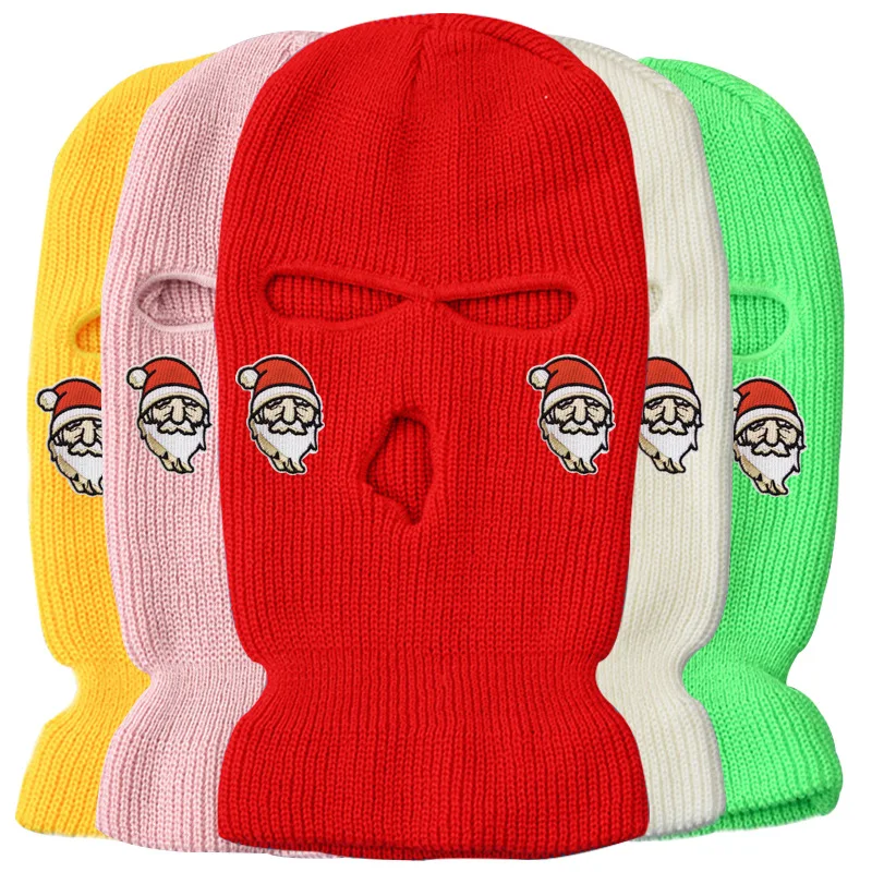 Christmas Elder Keep Warm Balaclava Hip Hop Mask Hat Caps For Ski Bicycle Cycling Beanies Halloween Funny Hats