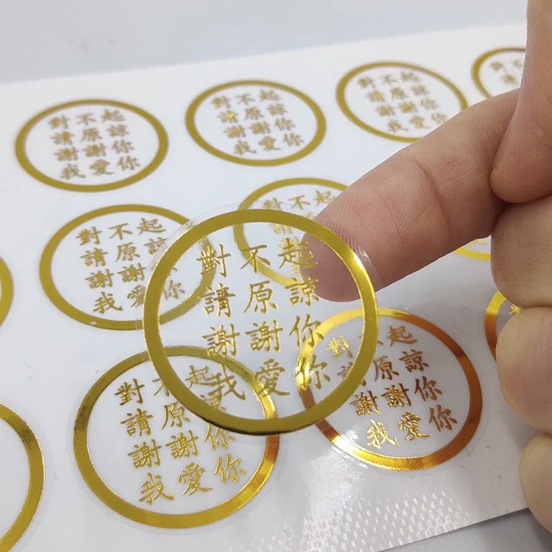 Custom Brand Logo Printed Tags Self-adhesive Sticker Paper Stickers for Shoes Bags Size Label