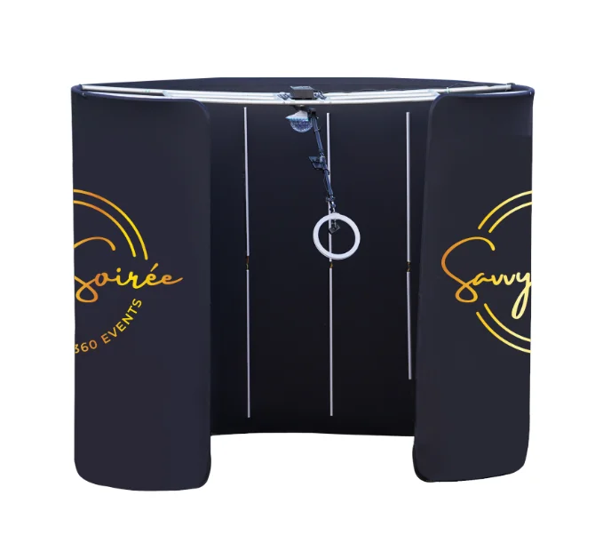 Party Supplies Overhead 360 Degree Portable Photo Booth 360 Photo Booth Pour 10 Personnes Led Light For Sky 360 Photo Booth