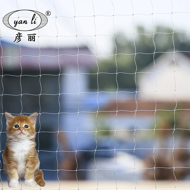 Сетка для безопасности кошек, прозрачная нейлоновая защитная сетка для балкона, 4 м * 10 м