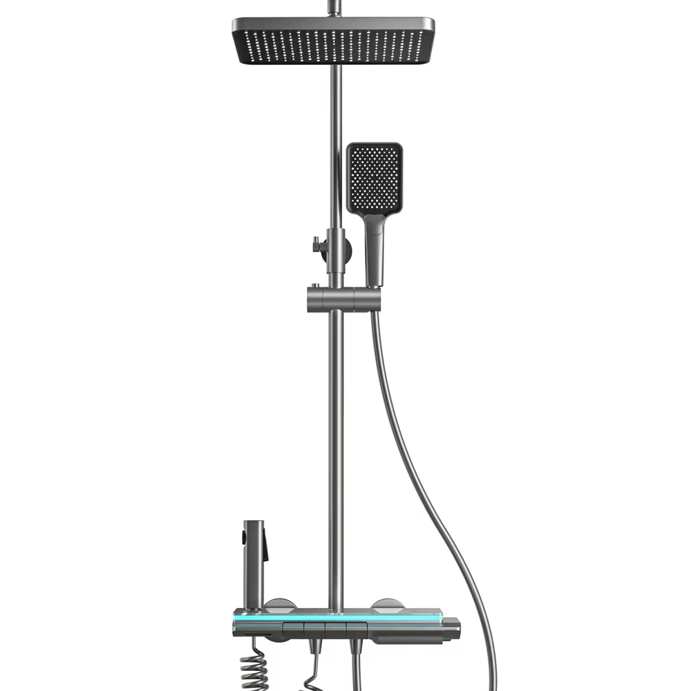 Luxury Brass shower set Thermostatic Control  Shower set  High Quality Shower System