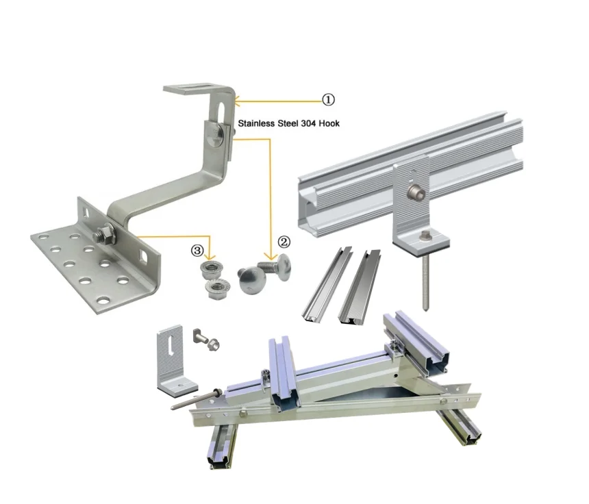 EITAI New Design Factory Directly Sale Roof Solar Panel Mounting System W-80