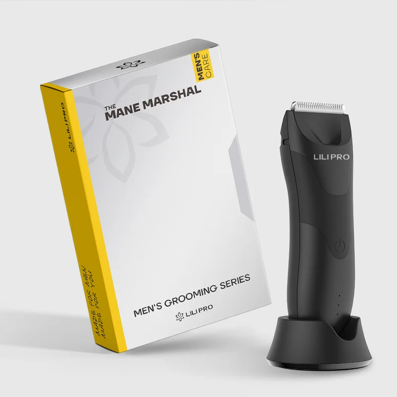 LILIPRO Waterproof Rechargeable Hairscape Clipper Electric USB Cordless Professional Body Groin Hair Trimmer Men