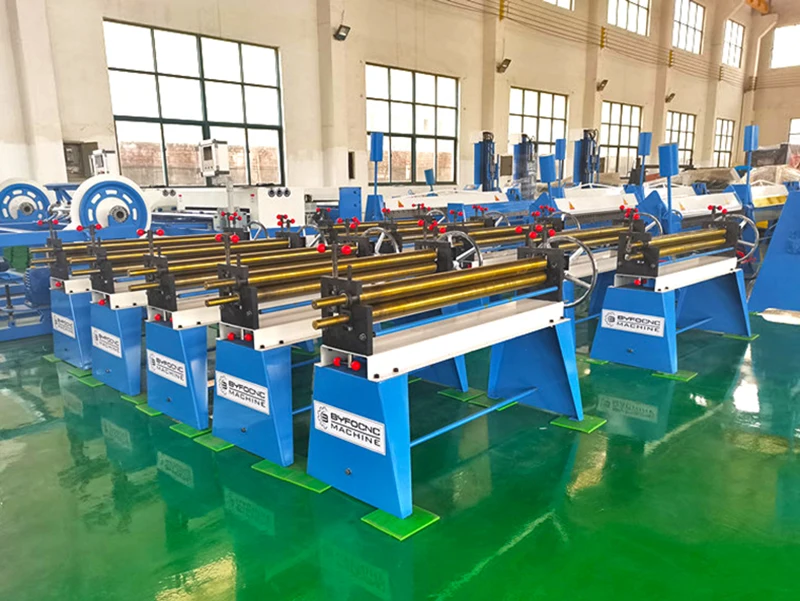 BYFO hvac duct electric three roller beading machine plate rolling machine