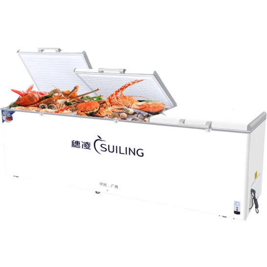 
Large capacity horizontal sealed door freezer 