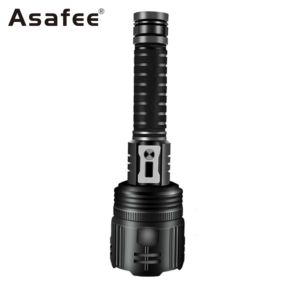 Мощный фонарик Asafee XHP360 5000 люмен перезаряжаемый телескопический зум 5 режимов уличный для приключений