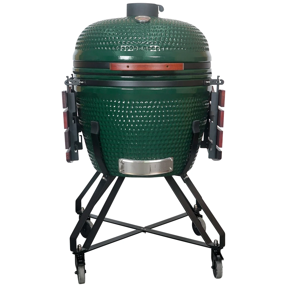 SEB KAMADO 26 Inch Big Green Ceramic Egg Barbeque Grill Outdoor Kitchen Charcoal Bbq Grills
