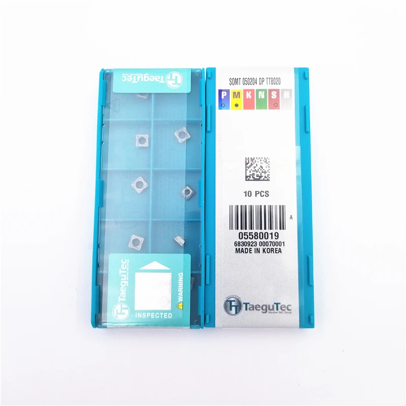 SOMT 050204 DP TT8020/TT9080 Taegutec металлический токарный инструмент taegutec держатель инструмента вставка карбидные вставки 100% оригинальные