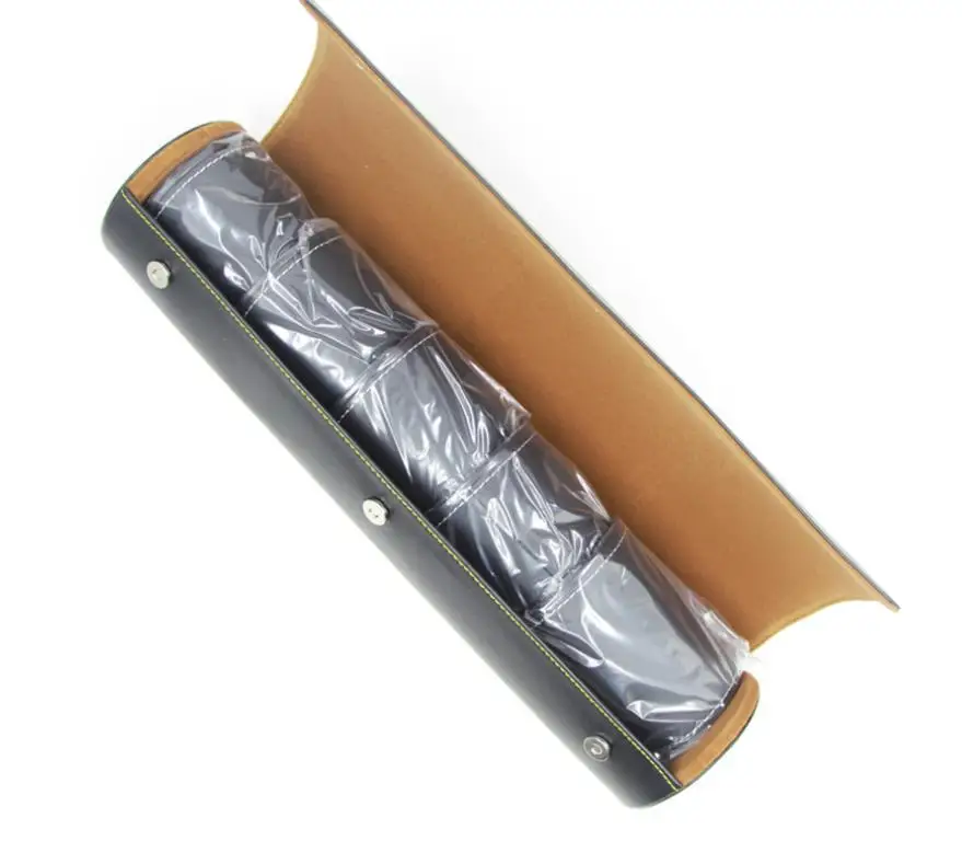 Party Games Leather Dice Cup Set, 5 Black Leather Dice Cups