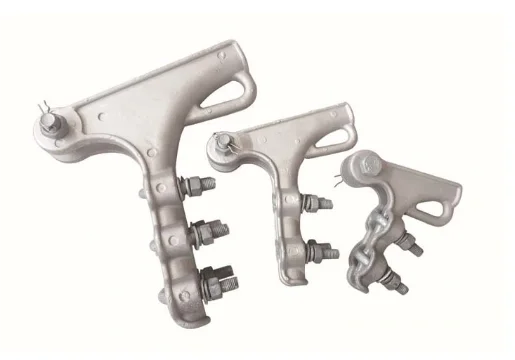 Factory outelt Allumiun alloy NLD Type Metal Fiber Optic ADSS Electrical Overhead Line Dead End Bolted Tension Strain Clamp