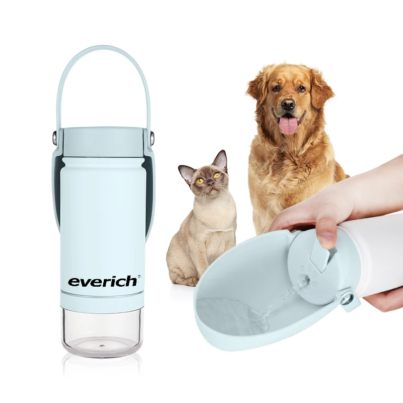 double wall 10oz wide mouth dog vacuum flask insulated stainless steel water bottles with handle lid BPA free