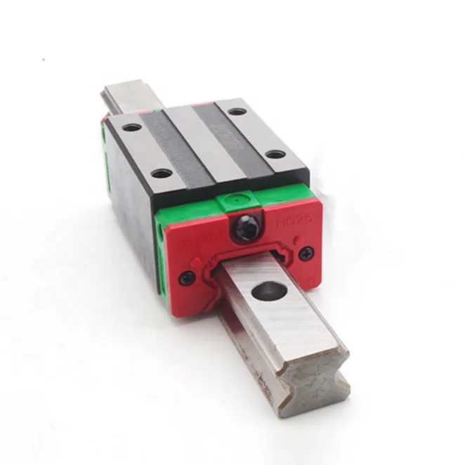 25mm linear guides HGR25 linear guide rail with HGH25CA HGW25CC bearing slider block