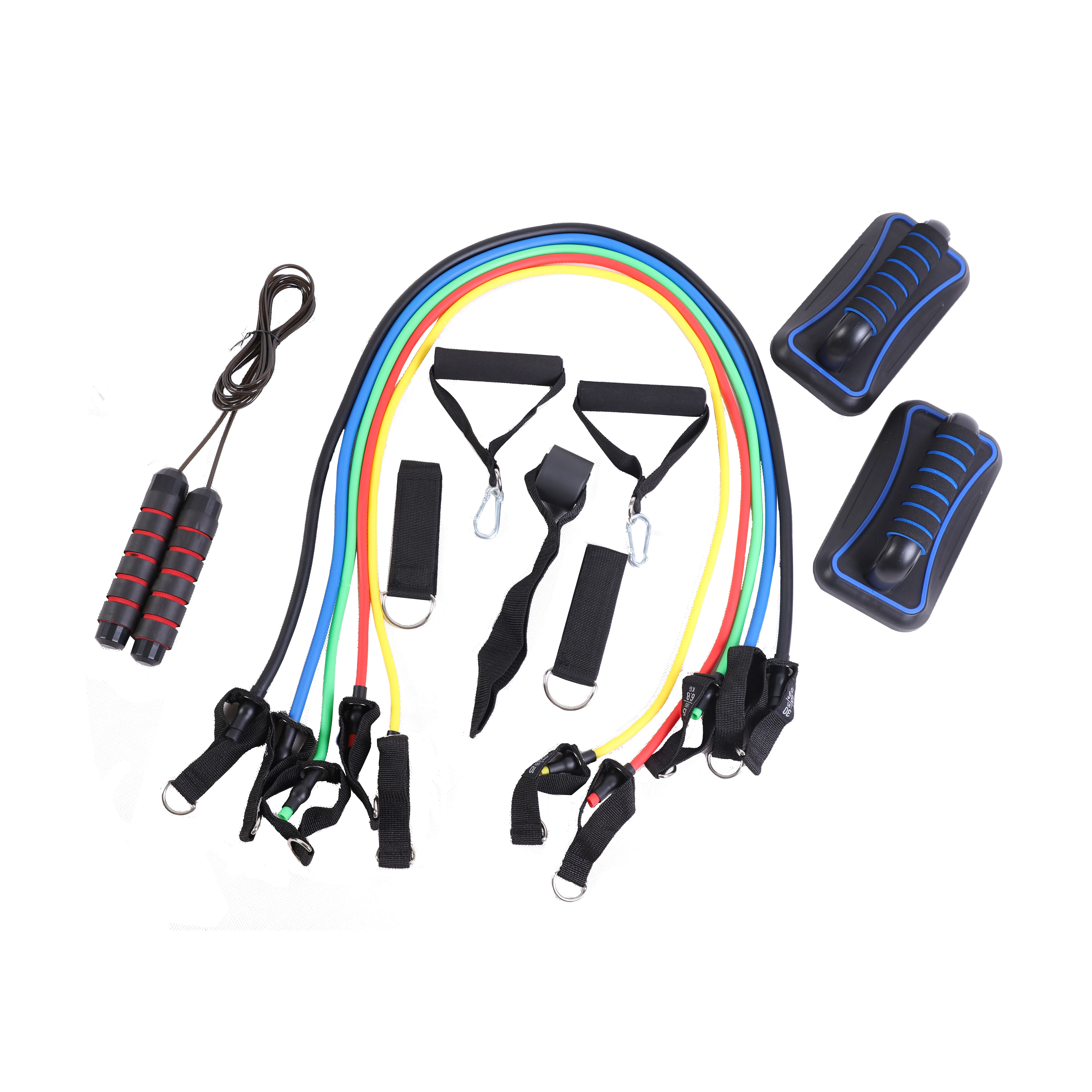 Quality Protection Fitness Resistance Band Body Training 4 Pcs Resistance Exercise Band Set