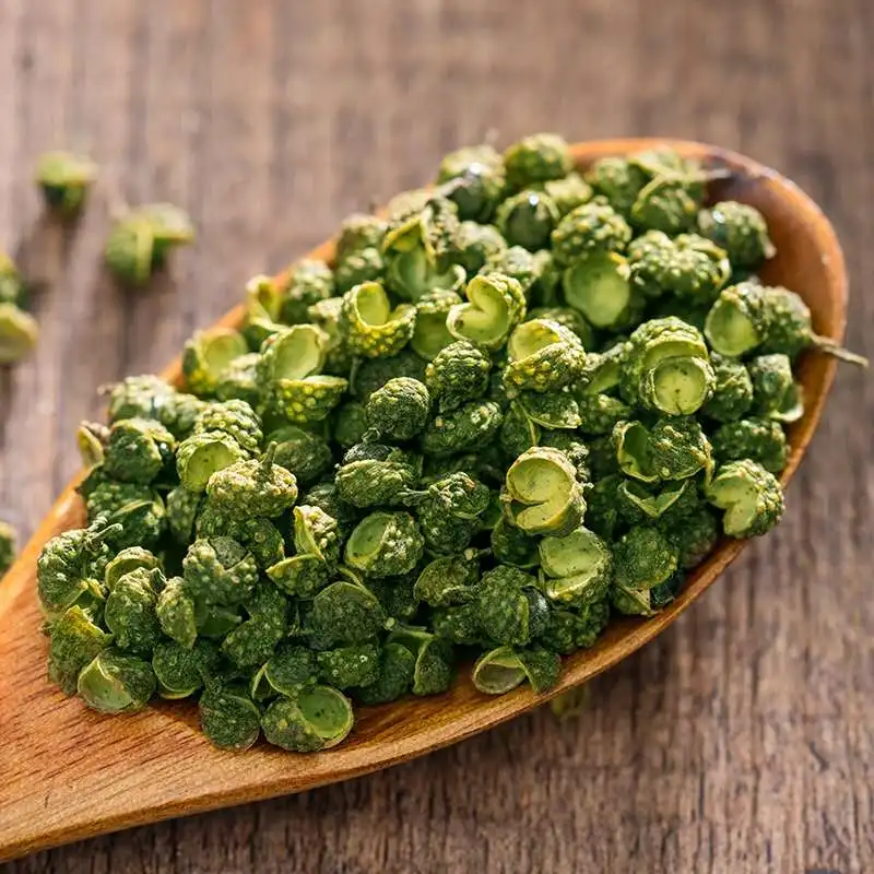 HUAOU Wholesale Cheap Price Sichuan Green Pepper  Natural Dry  Green Pepper For Spices Supply Green Peppercorns