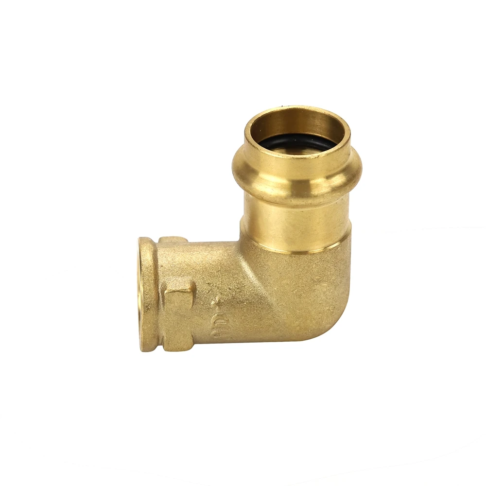 EN Standard China OEM factory brass press series pipe fittings for piping and ventilation