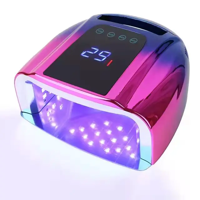 New Arrival 96W pro cure wireless dual light rechargeable cordless sun uv led gel dryer nail lamp for salon manicure