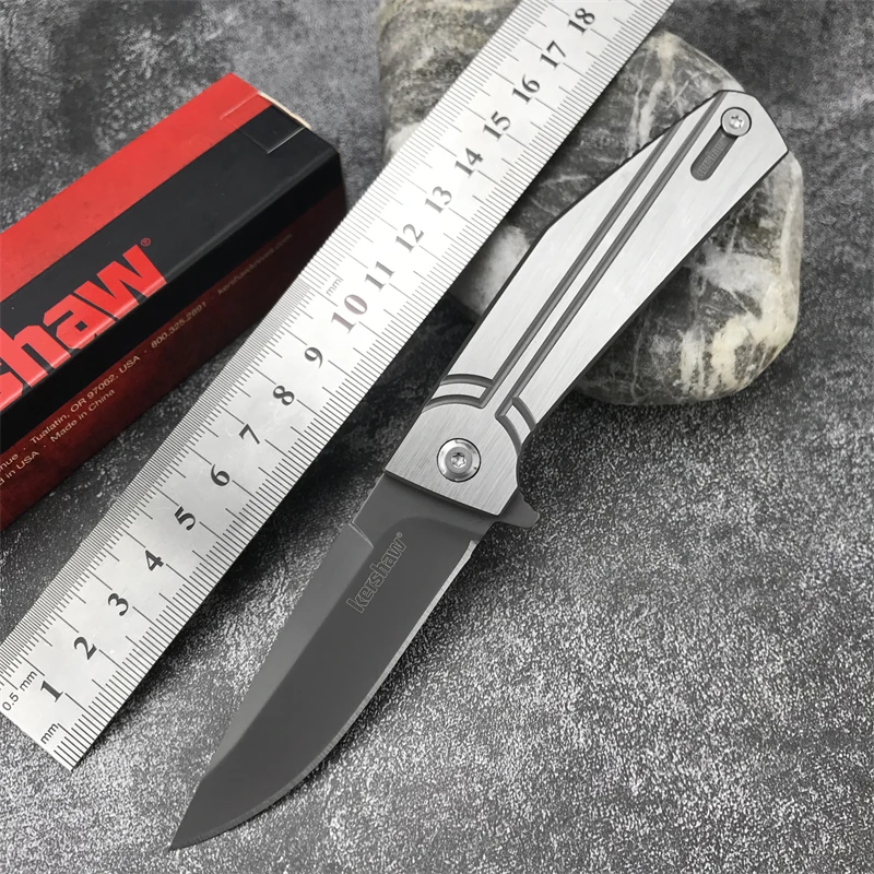 Kershaw 4030 stainless steel KVT folding pocket knife Camping EDC survival hunting knives