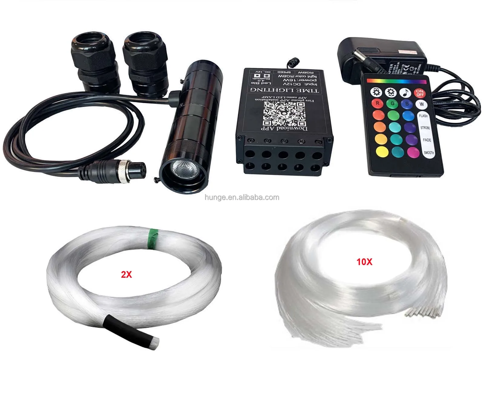 Shooting Star 10w Car Using Wireless Led Fiber Lighting Kit Starry  Effect For DIY Limo Trailer Ceiling Roof Headliner