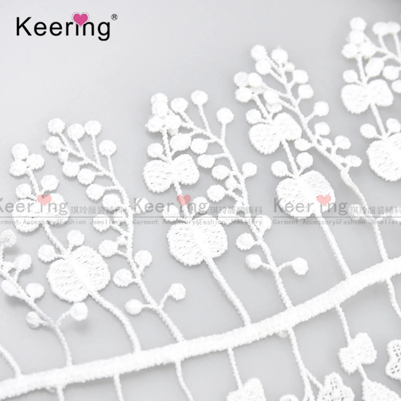 Высококачественные кружевные ткани с индивидуальным дизайном 3D вышивкой в виде листьев трикотажные жаккардовые для платьев и вечеринок на заказ