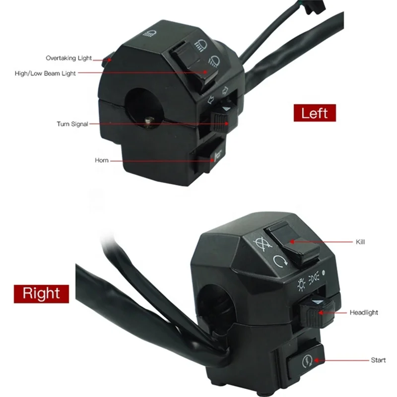 CQJB ZH125 горячая распродажа запчасти для мотоциклов мотоциклетный водонепроницаемый выключатель