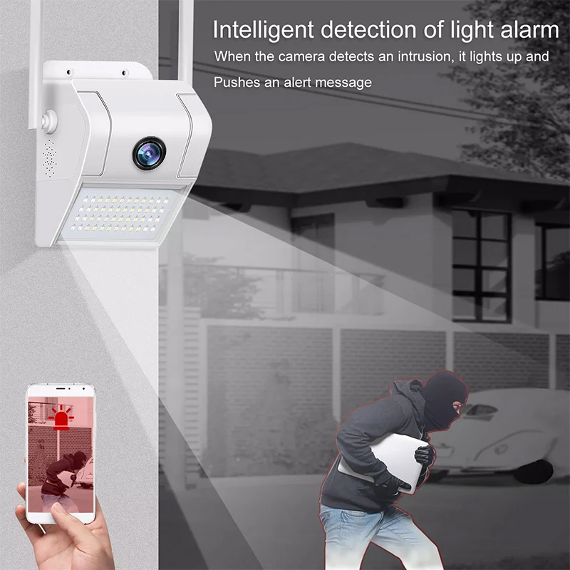 V380 камера WiFi прожектор безопасности cctv камера с wifi уличная камера