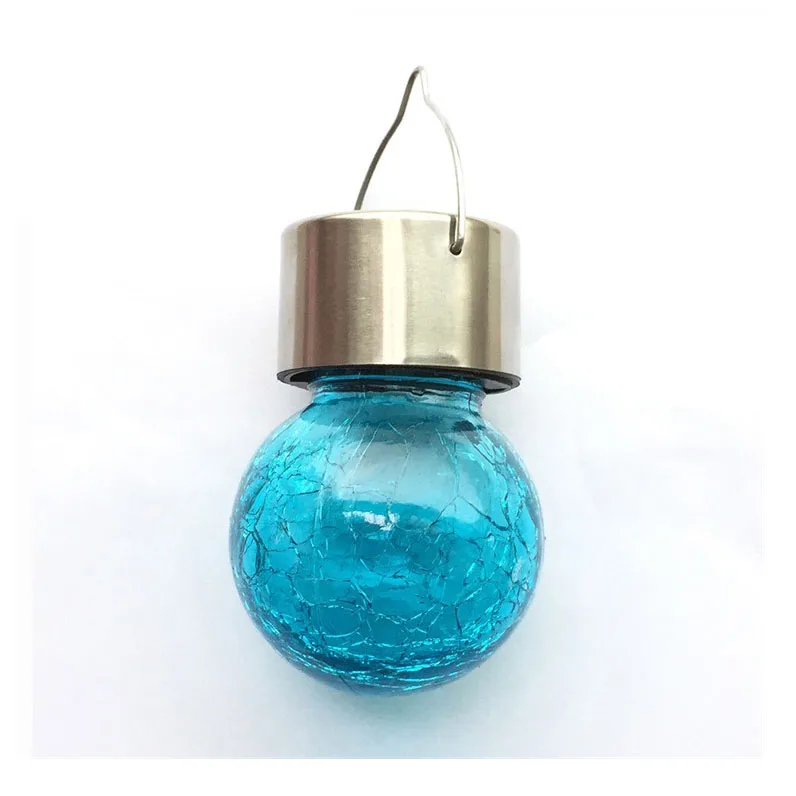 HOMIFINE подвесные солнечные светильники наружные на солнечных батареях водонепроницаемые Ландшафтные фонари с трещиновым стеклом дизайн для украшения