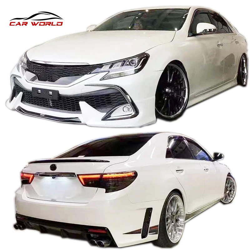  Хит продаж Автомобильный кузов для 2010 -2017 Toyota Mark X Rezi to 2018 передний бампер задний боковой скрит гриль