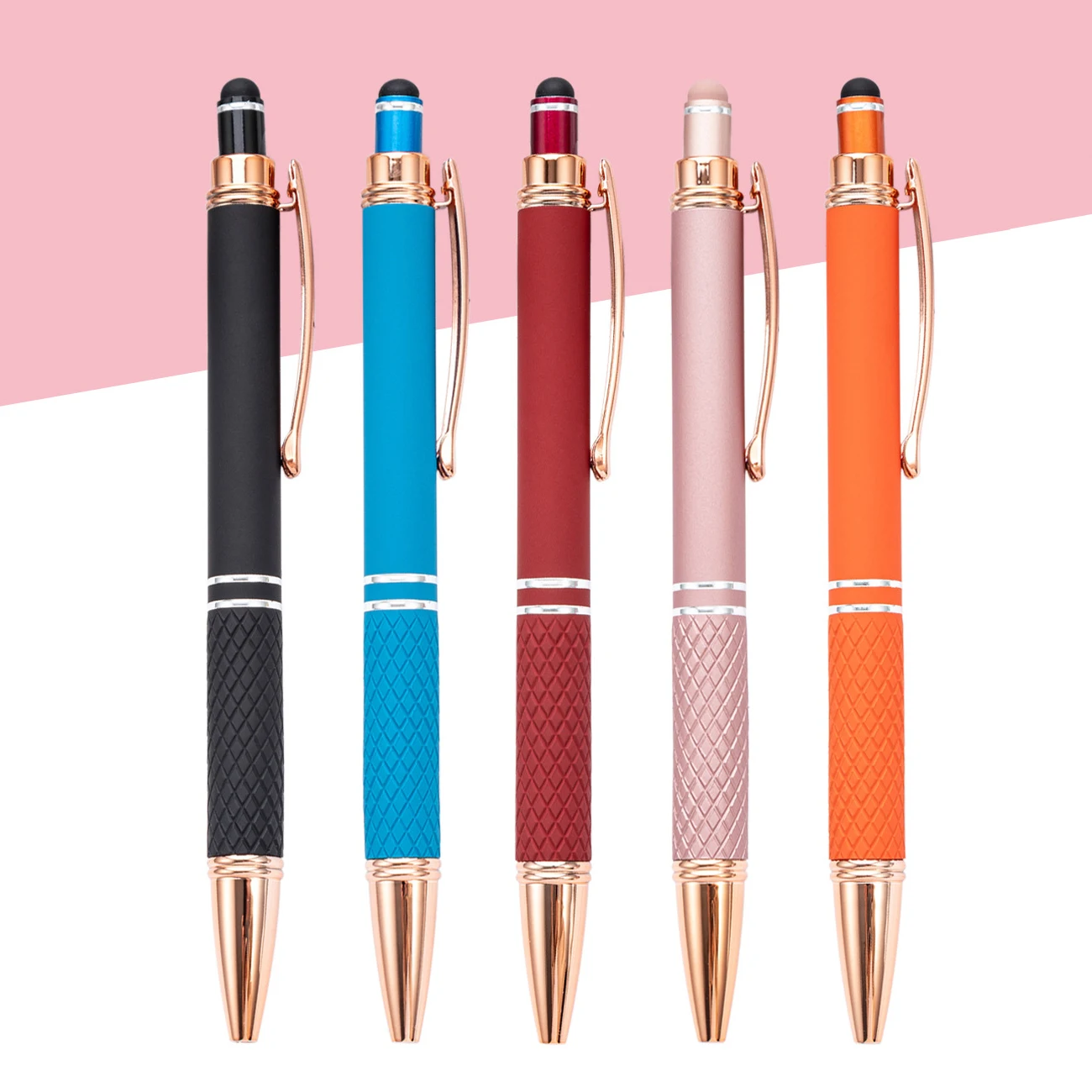 New Product press ballpoint pen custom logo manufacturers supply office stationery metal gift pen