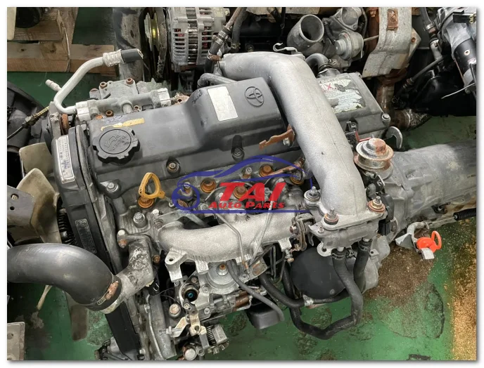 Japanese Engine 4 Cylinder Diesel Used 1KZT   Engine   With Gearbox   For   Toyota   Land   Cruiser