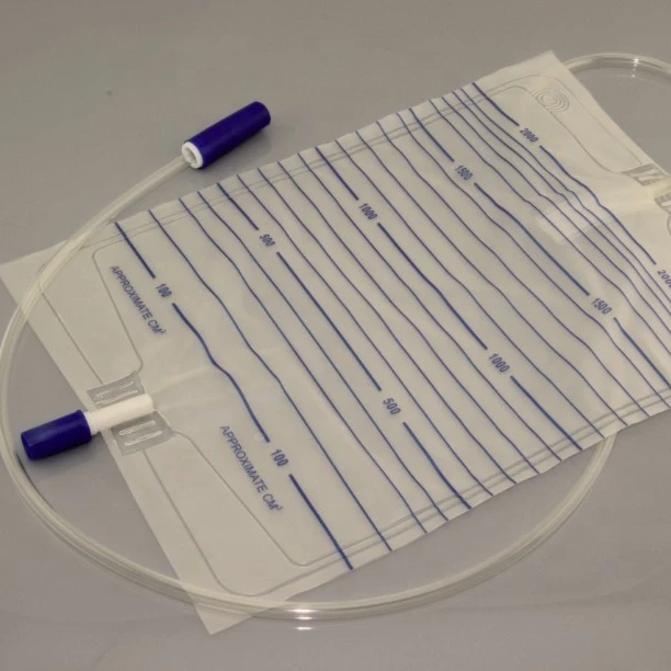 Disposable Medical sterile urine bag pull an push