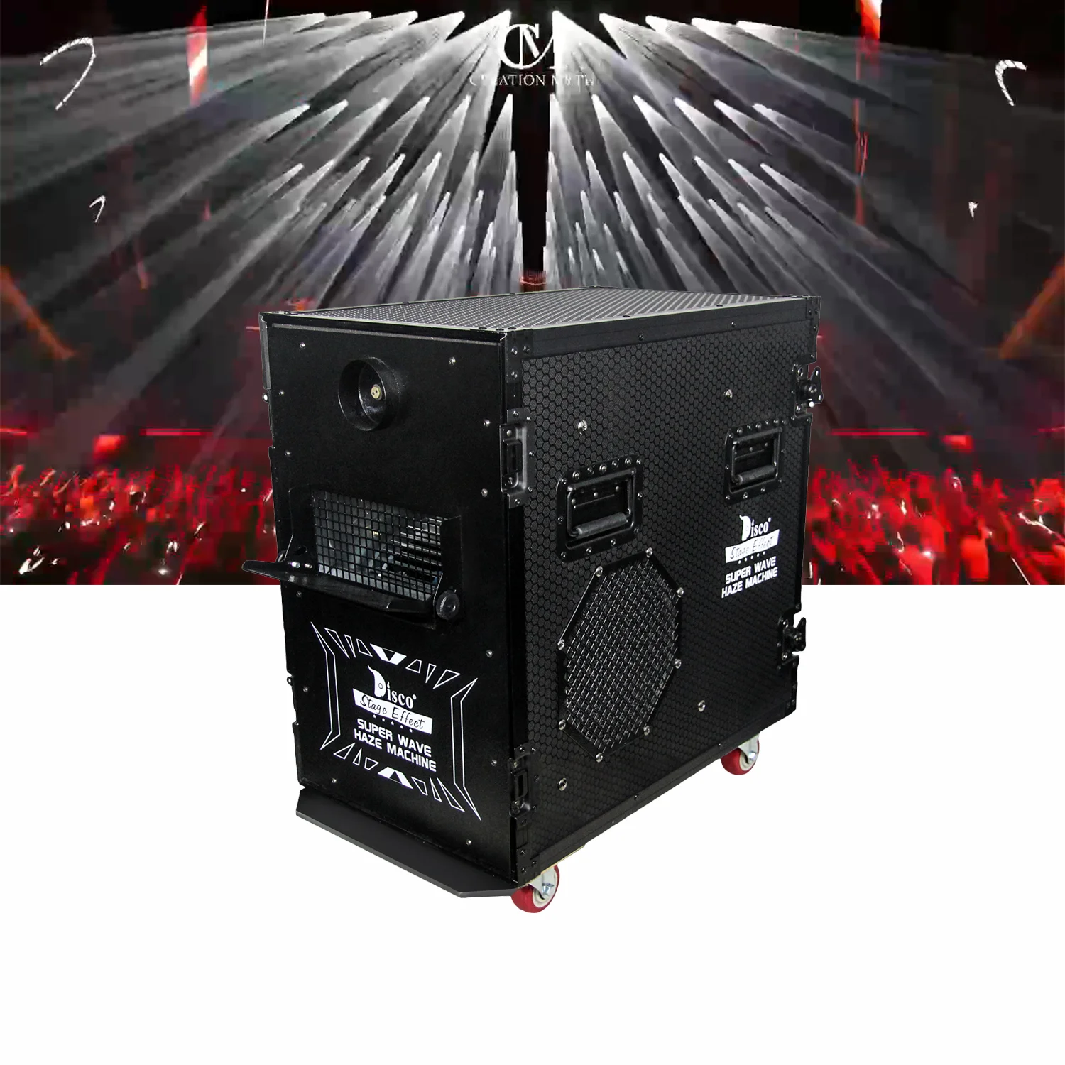 4000W super wave stage haze machine with fight case haze machine for big professional show party live concert with DMX512