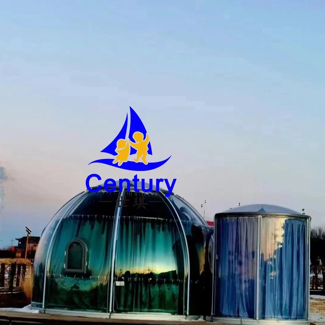 Pc Polycarbonate Geodesic Dome Tent House Dome Intelligent Rotating Star Room