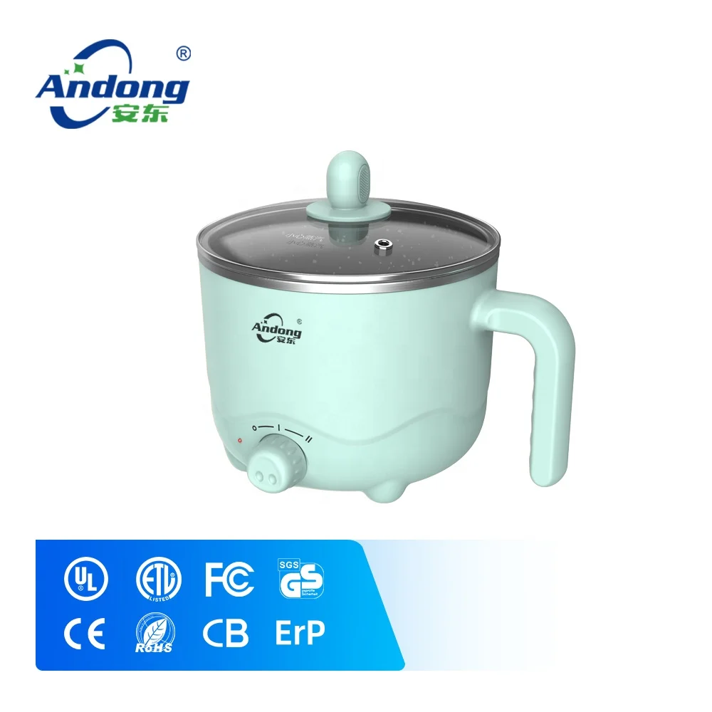 Andong small electric multi-function hot pot 1.2L instant noodle cooker