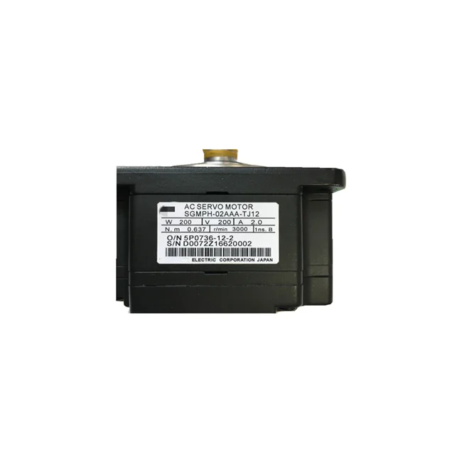 Wholesale factory AC servo motor SGMPH-02AAA-TJ12 for Y-a-s-k-a-w-a in stock