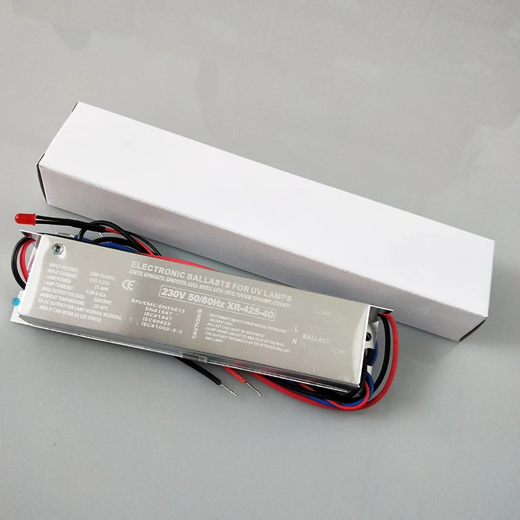 Selling Supply 220VAC Electronic Ballast for germicidal lamp 40w ultraviolet Ballast