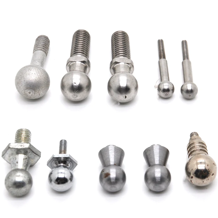 Custom cnc machining stainless steel and carbon steel ball bolt stud