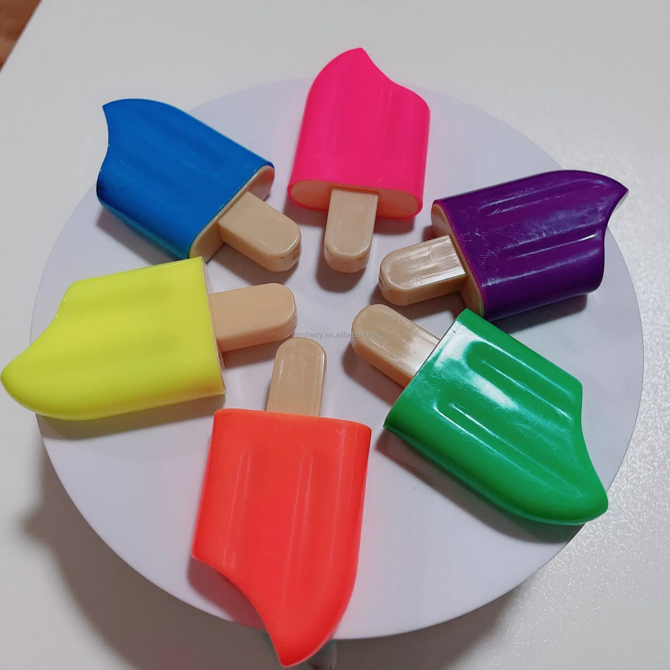 spot goods ice cream style Highlighter pen mini highlighter pens
