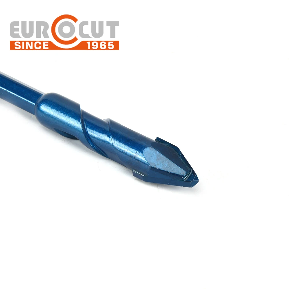 EUROCUT Multifunctional Eccentric Drill Bit Can Cut Wood Ceramic Tiles Glass Dry Drill Alloy Triangle Drill