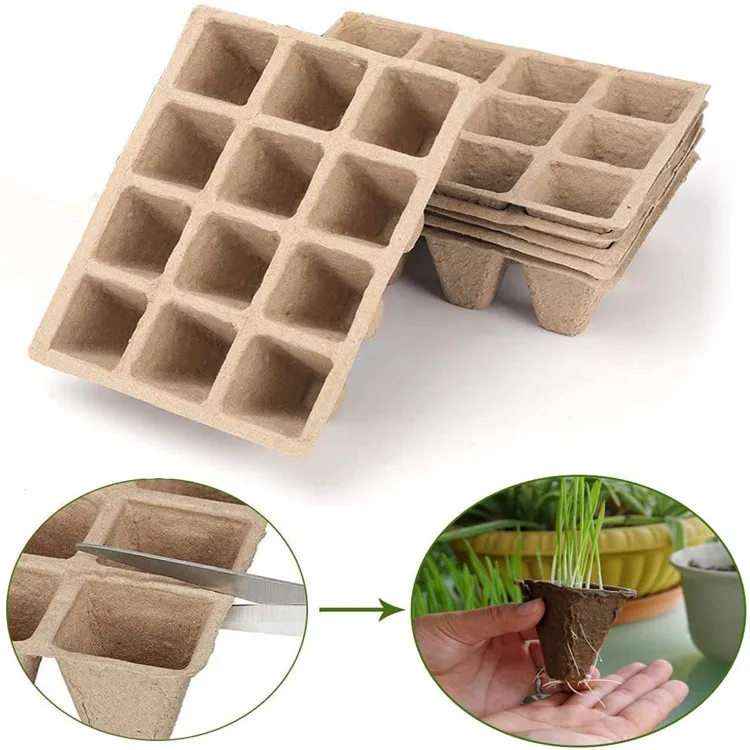 Biodegradable Disposable Organic Biodegradable Small Paper Pots for Planting Seeds for Outdoor Garden