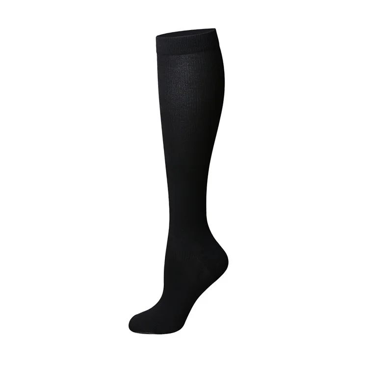 Sock manufacturer Unisex Long Tube Copper Pain Relief Stockings 15-20 mmHg Nylon Sports Knee High Compression Socks