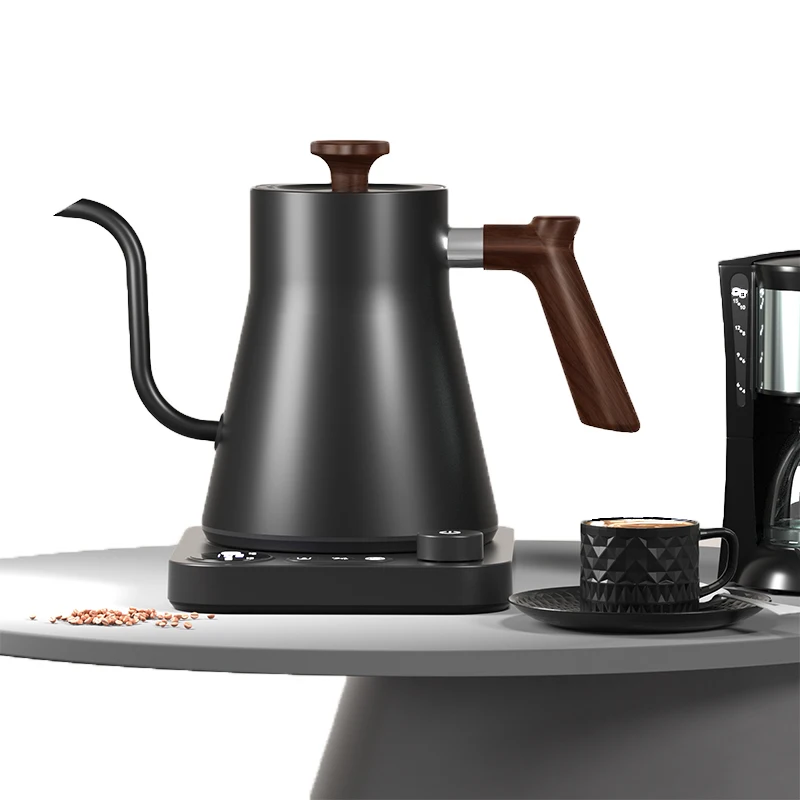 Stainless Steel Coffee Teapots Kettle and Electric Teapot Pour Over 1L Electric Tea Pot Kettles with Temperature Control