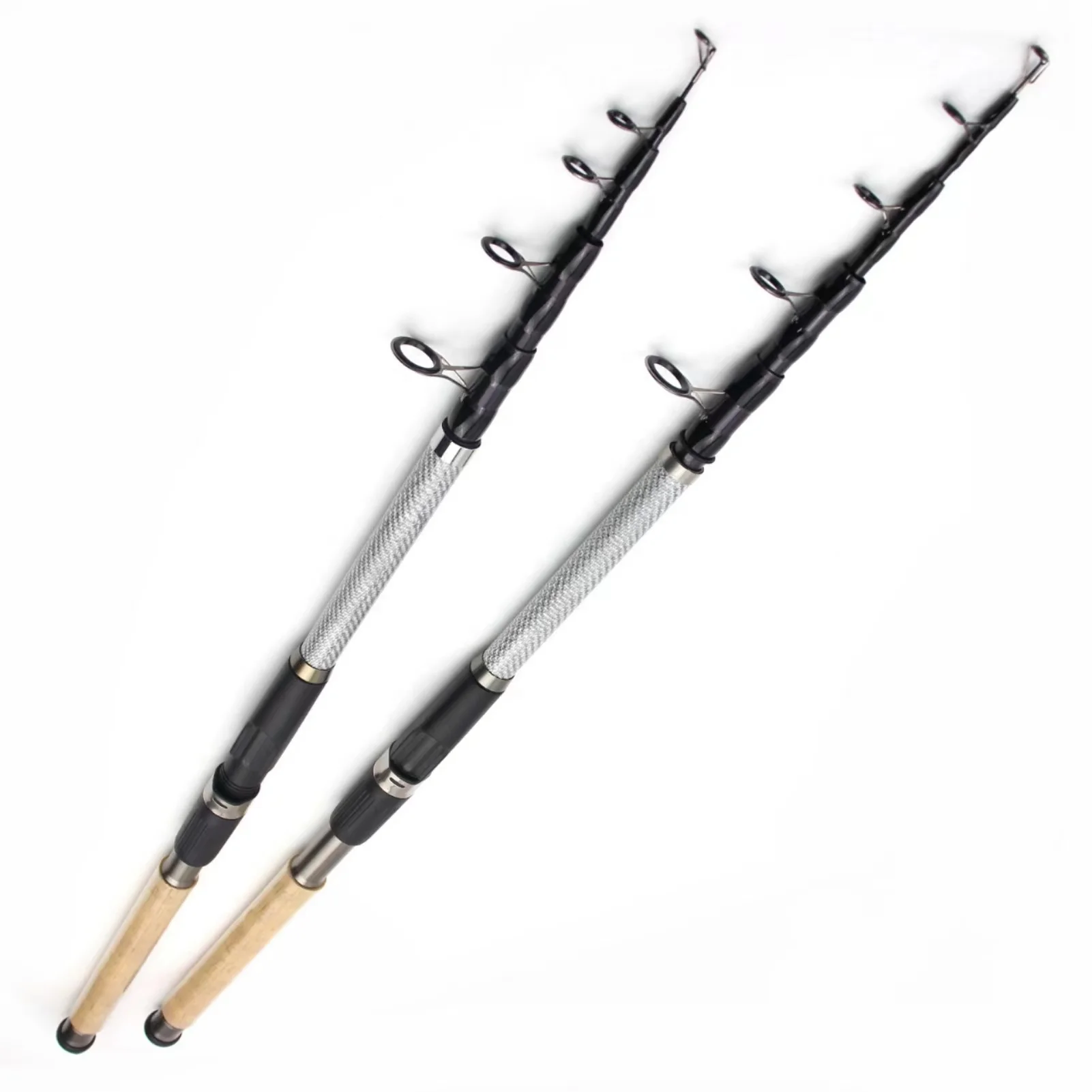 OEM Telescopic Fishing Rod 60g Lightweight Freshwater/Saltwater Fiberglass for River Lake Stream Fishing