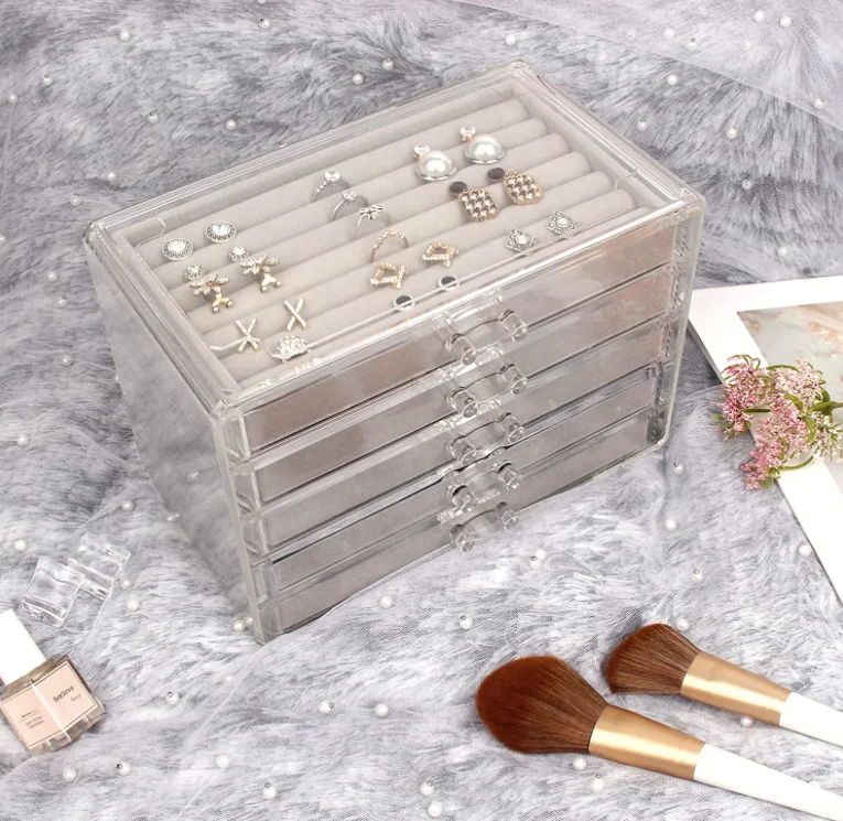 Eco-Friendly Products Transparent Acrylic Jewelry  Organizer